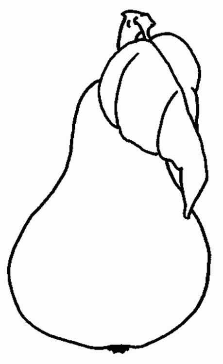 Free coloring pages of pera para colorear