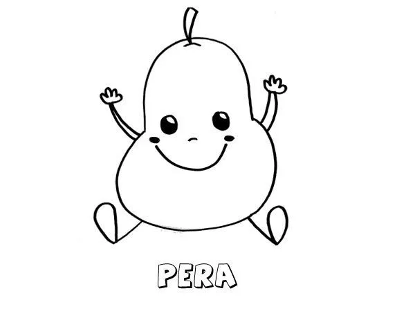 18119-4-dibujo-de-una-pera- ...