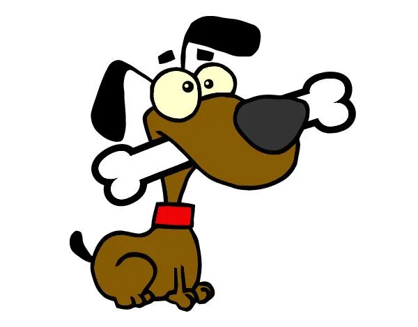 Dibujo de perrito con huesito pintado por Natika12 en Dibujos.net ... Dibujo de perrito con huesito pintado por Natika12 en Dibujos.net ...