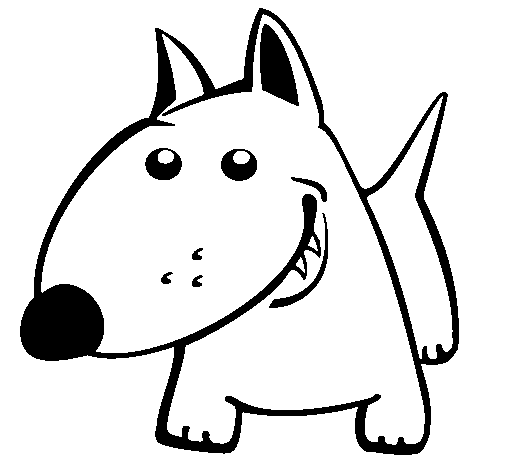 Dibujo de Perrito II para Colorear - Dibujos.net Dibujo de Perrito II para Colorear - Dibujos.net