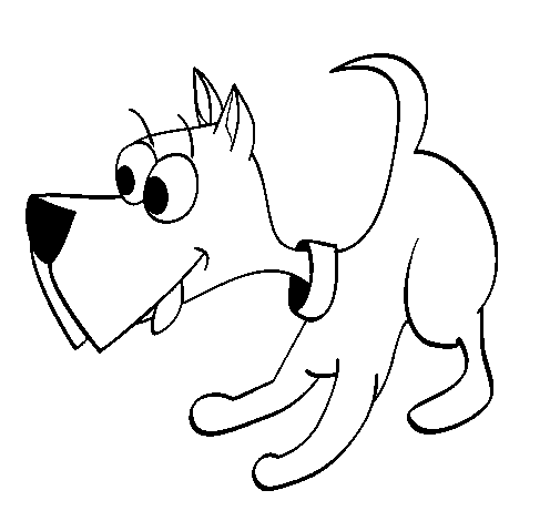 Dibujo de Perrito III para Colorear - Dibujos.net Dibujo de Perrito III para Colorear - Dibujos.net