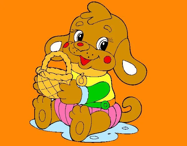 Dibujo de perrito papotinos pintado por Chusquita en Dibujos.net ... Dibujo de perrito papotinos pintado por Chusquita en Dibujos.net ...