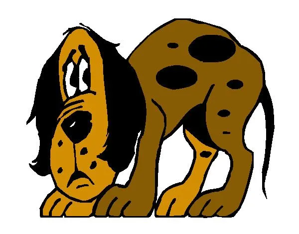 Dibujo de perrito triste pintado por Santy0911 en Dibujos.net el ... Dibujo de perrito triste pintado por Santy0911 en Dibujos.net el ...