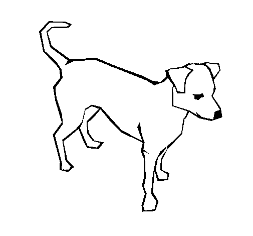 Dibujo de Perro 6a para Colorear - Dibujos.net Dibujo de Perro 6a para Colorear - Dibujos.net