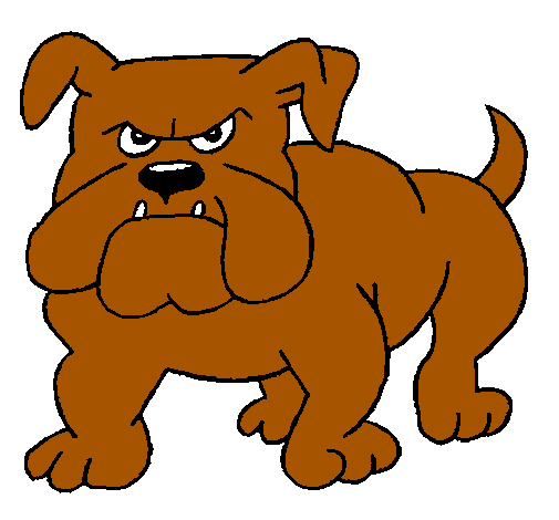 Dibujo de Perro Bulldog pintado por Adrian en Dibujos.net el día ...