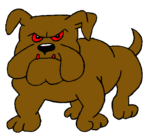 Dibujo de Perro Bulldog pintado por Perro en Dibujos.net el día 06 ...