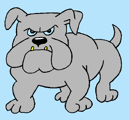 Dibujo de Perro Bulldog pintado por Sahia en Dibujos.net el día 21 ... Dibujo de Perro Bulldog pintado por Sahia en Dibujos.net el día 21 ...