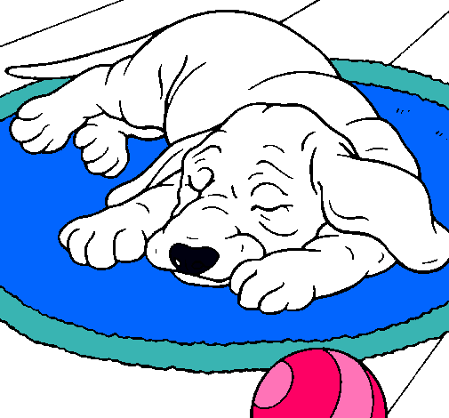 Dibujo de Perro durmiendo pintado por Bnhg en Dibujos.net el día ... Dibujo de Perro durmiendo pintado por Bnhg en Dibujos.net el día ...