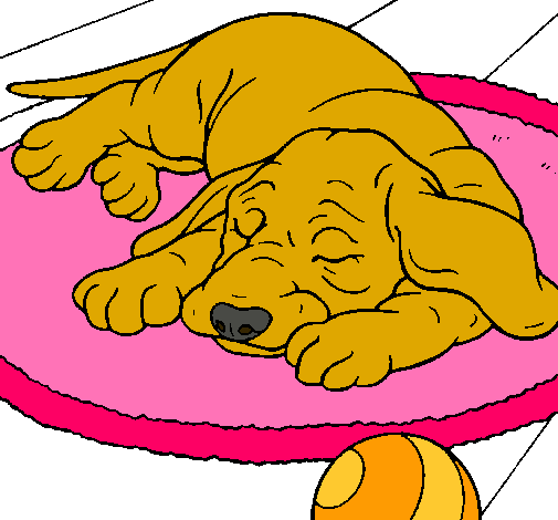 Dibujo de Perro durmiendo pintado por Simona en Dibujos.net el día ... Dibujo de Perro durmiendo pintado por Simona en Dibujos.net el día ...