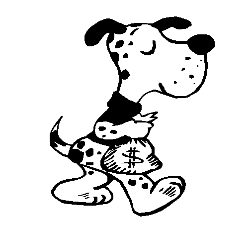 Dibujo de Perro ladrón para Colorear - Dibujos.net Dibujo de Perro ladrón para Colorear - Dibujos.net