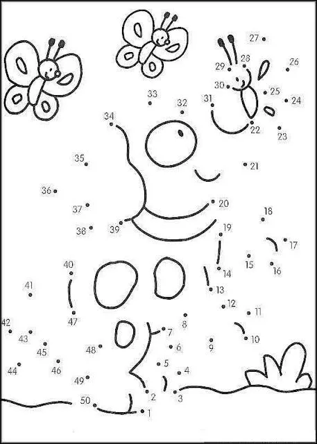 COLOREA TUS DIBUJOS: Completar dibujos con puntos COLOREA TUS DIBUJOS: Completar dibujos con puntos