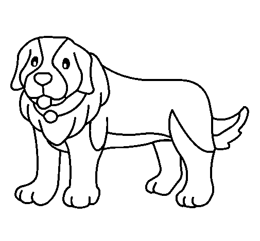 Dibujo de Perro pigmento para Colorear - Dibujos.net Dibujo de Perro pigmento para Colorear - Dibujos.net