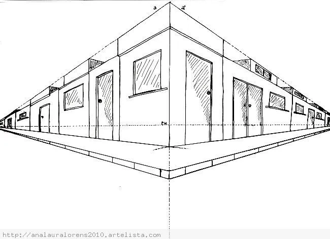 Dibujos en perspectiva faciles - Imagui