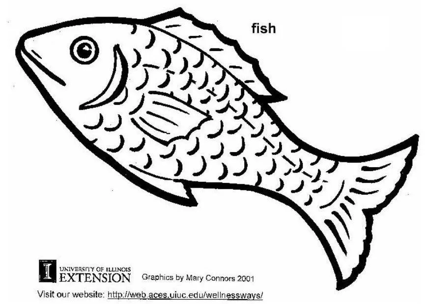 Dibujos para colorear de pescados fritos - Imagui Dibujos para colorear de pescados fritos - Imagui