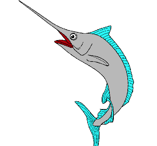 Dibujo de Pez espada pintado por Josu en Dibujos.net el día 07-01 ...