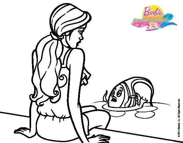 Dibujo de Pez hablando para Colorear - Dibujos.net Dibujo de Pez hablando para Colorear - Dibujos.net
