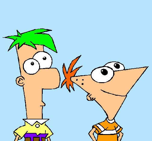 Dibujo de Phineas y Ferb pintado por _aniita_ en Dibujos.net el ... Dibujo de Phineas y Ferb pintado por _aniita_ en Dibujos.net el ...