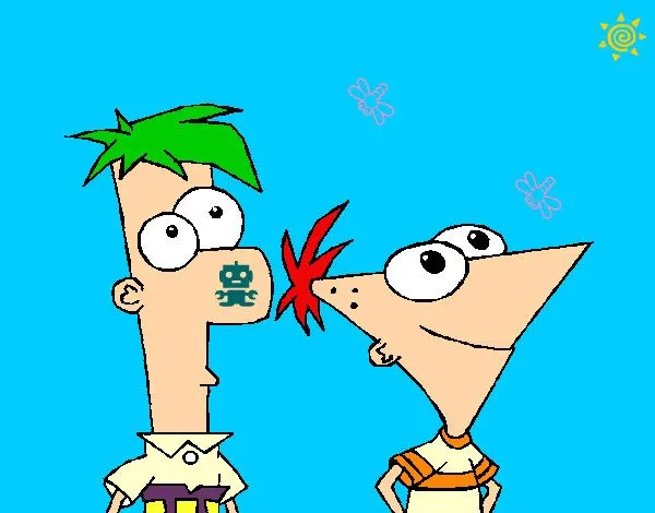 Dibujo de Phineas y Ferb pintado por Olietiopew en Dibujos.net el ... Dibujo de Phineas y Ferb pintado por Olietiopew en Dibujos.net el ...