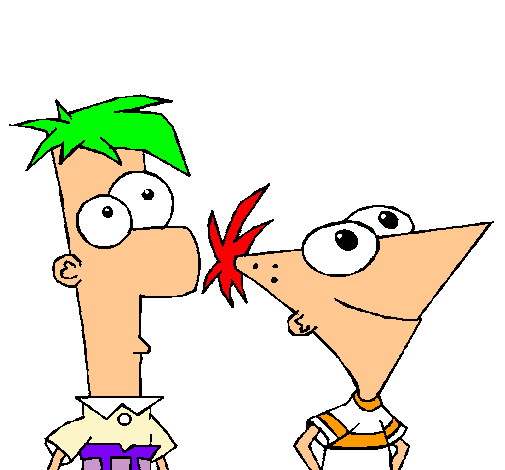 Dibujo de Phineas y Ferb pintado por Perron en Dibujos.net el día ... Dibujo de Phineas y Ferb pintado por Perron en Dibujos.net el día ...