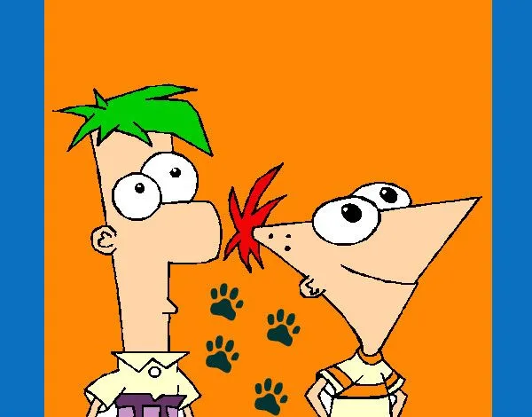Dibujo de Phineas y Ferb pintado por Pipe2345 en Dibujos.net el ... Dibujo de Phineas y Ferb pintado por Pipe2345 en Dibujos.net el ...