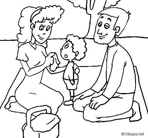 Dibujo de De picnic para Colorear - Dibujos.net Dibujo de De picnic para Colorear - Dibujos.net