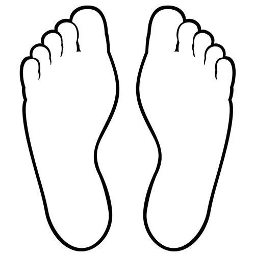 Dibujos de plantas de los pies - Imagui