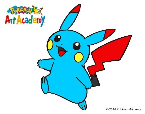 Dibujo de Pikachu en Pokémon Art Academy pintado por Xkrules en ... Dibujo de Pikachu en Pokémon Art Academy pintado por Xkrules en ...