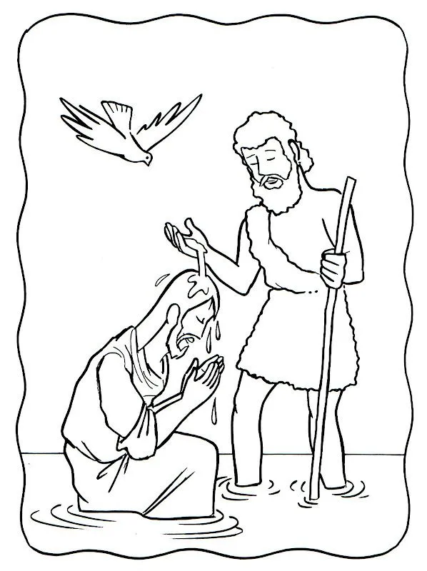 Dibujo de pila bautismal para colorear - Imagui