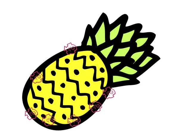 Dibujo de Piña tropical pintado por Ariplay en Dibujos.net el día ... Dibujo de Piña tropical pintado por Ariplay en Dibujos.net el día ...