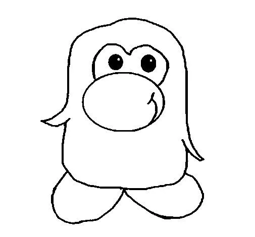 Dibujo de Pingüino 2 para Colorear - Dibujos.net Dibujo de Pingüino 2 para Colorear - Dibujos.net