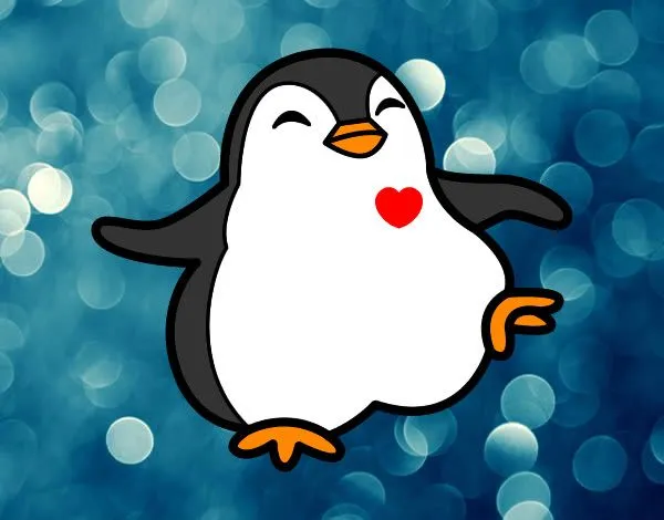 Dibujo de Pingüino tierno. pintado por Zairuchy en Dibujos.net el ... Dibujo de Pingüino tierno. pintado por Zairuchy en Dibujos.net el ...