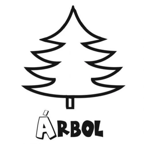 Dibujo de un pino para imprimir y pintar - Dibujos para colorear ... Dibujo de un pino para imprimir y pintar - Dibujos para colorear ...