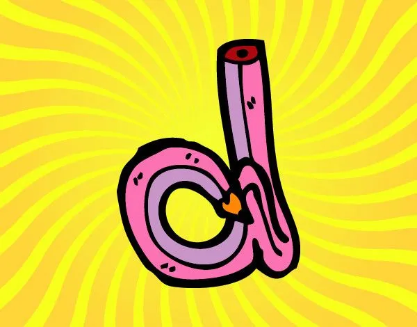 Dibujo de d pintado por Mansana en Dibujos.net el día 23-08-12 a ...