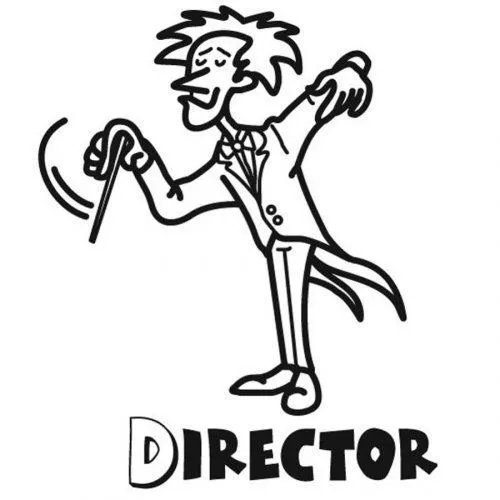 Dibujo para pintar de director de orquesta - Dibujos para colorear ... Dibujo para pintar de director de orquesta - Dibujos para colorear ...