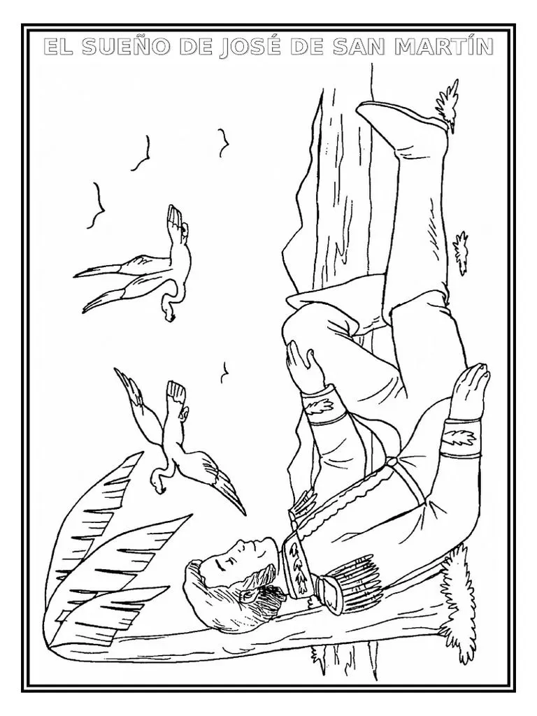 Dibujo para Pintar de Fiestas Patrias | PDF Dibujo para Pintar de Fiestas Patrias | PDF