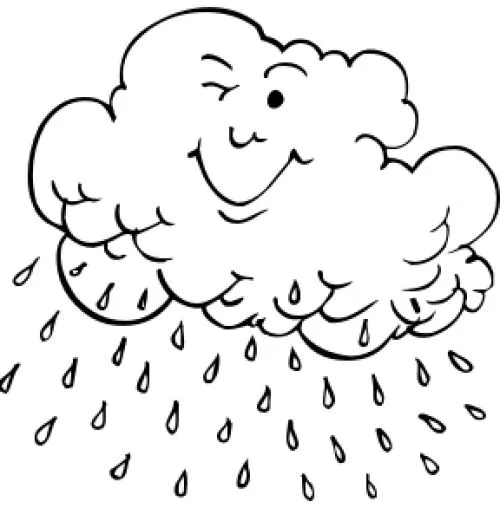 nube-de-lluvia-para-pintar- ...