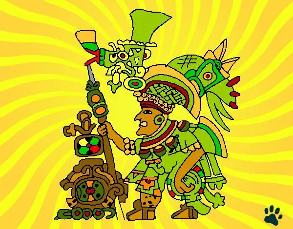 Dibujo de Pintura prehispánica pintado por Mogli en Dibujos.net el ...