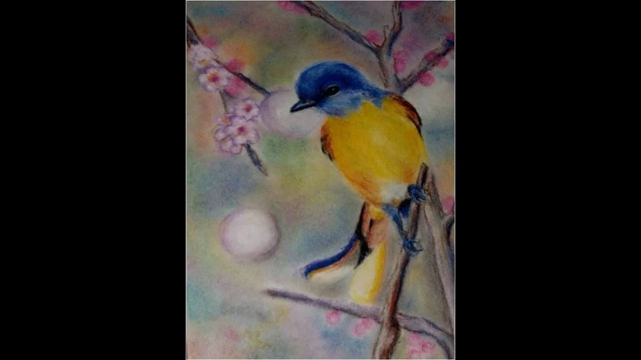 Dibujo y Pintura con tiza pastel Paso a Paso - YouTube