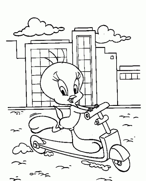 Dibujo de Piolín para colorear. Dibujos infantiles de Piolín ...