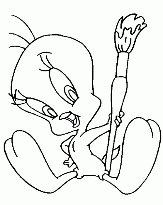 Dibujo de Piolín de pintor para colorear. Dibujos infantiles de ...