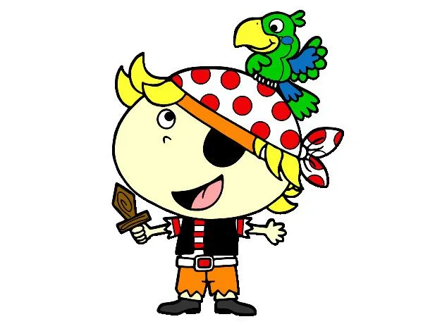 Dibujo de Pirata niño con loro pintado por Gamiz en Dibujos.net el ... Dibujo de Pirata niño con loro pintado por Gamiz en Dibujos.net el ...