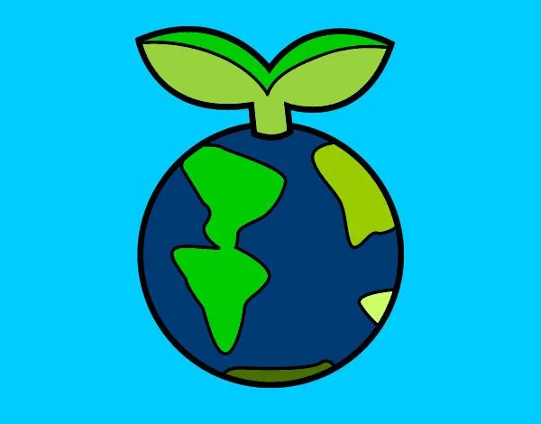 Dibujo de Planeta limpio y sano pintado por Famakiki en Dibujos ... Dibujo de Planeta limpio y sano pintado por Famakiki en Dibujos ...