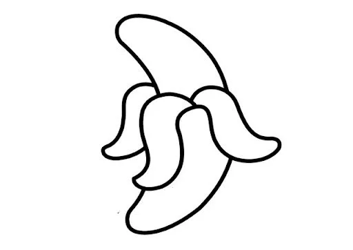 PLATANO dibujo para colorear - Imagui