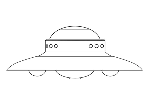 Dibujo de Platillo Volador Extraterrestre para colorear | Dibujos ... Dibujo de Platillo Volador Extraterrestre para colorear | Dibujos ...