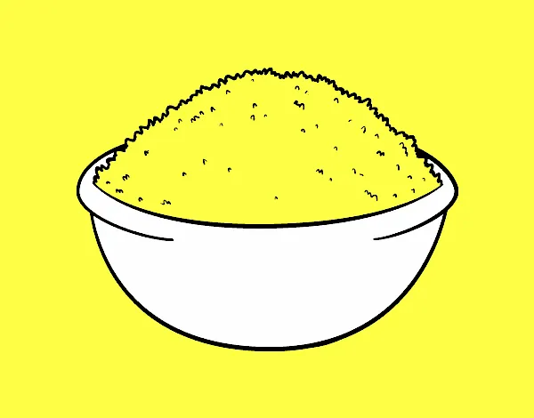 Dibujo de Plato de arroz pintado por en Dibujos.net el día 28-08 ...