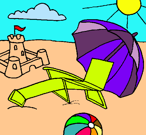 Dibujo de Playa pintado por Cgvpcnc en Dibujos.net el día 07-05-11 ...
