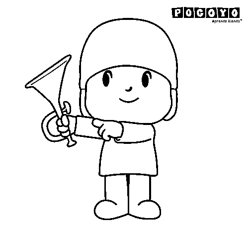 Dibujo de Pocoyó para Colorear - Dibujos.net