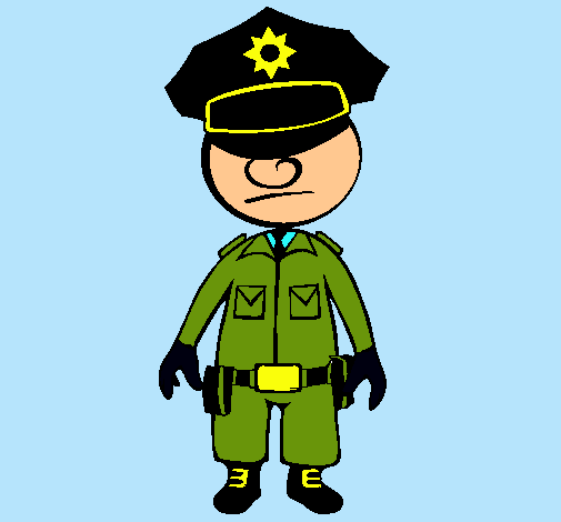 Dibujo de Policía pintado por Carabinero en Dibujos.net el día 03 ... Dibujo de Policía pintado por Carabinero en Dibujos.net el día 03 ...