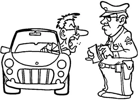 Dibujo de Policía de Tránsito para colorear | Dibujos para ...