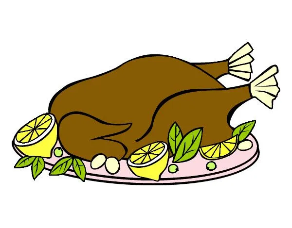 Dibujo de Pollo asado pintado por Anniemch en Dibujos.net el día ... Dibujo de Pollo asado pintado por Anniemch en Dibujos.net el día ...